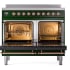 Ilve Nostalgie II Collection UPDI406NMPEGP - 40 Inch Freestanding Electric Induction Range in Opened View