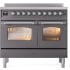Ilve Majestic II Collection UPDI406NMPMGC - 40 Inch Freestanding Electric Induction Range in Front View