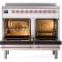 Ilve Nostalgie II Collection UPDI406NMPWHP - 40 Inch Freestanding Electric Induction Range in Opened View