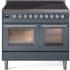 Ilve Professional Plus II UPDI406WMPBG - 40 Inch Freestanding Induction Range with 6 Elements