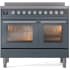 Ilve Professional Plus II UPDI406WMPBG - Professional Plus II 40-Inch Induction Range in Blue Grey