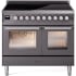 Ilve Professional Plus II UPDI406WMPMG - 40 Inch Freestanding Induction Range with 6 Elements