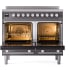Ilve Professional Plus II UPDI406WMPMG - 40 Inch Freestanding Induction Range with Double Oven