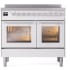 Ilve Professional Plus II UPDI406WMPWH - Professional Plus II 40-Inch Induction Range in White