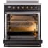 Ilve Nostalgie II Collection UPI304NMPBKB - 30 Inch Freestanding Induction Range