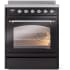 Ilve Nostalgie II Collection UPI304NMPBKC - 30 Inch Freestanding Induction Range