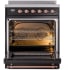 Ilve Nostalgie II Collection UPI304NMPBKP - 30 Inch Freestanding Induction Range