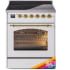 Ilve Nostalgie II Collection UPI304NMPRAG - 30 Inch Triple Glass Door Freestanding Induction Range in Custom Color with 4 Elements