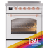 Ilve Nostalgie II Collection UPI304NMPRAP - 30 Inch Triple Glass Door Freestanding Induction Range in Custom Color Knob Control