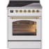 Ilve Nostalgie II Collection UPI304NMPWHG - 30 Inch Freestanding Induction Range