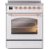 Ilve Nostalgie II Collection UPI304NMPWHP - 30 Inch Freestanding Induction Range