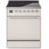 Ilve Nostalgie II Collection UPI304QNMPAWC - 30 Inch Solid Door Freestanding Induction Range in Chrome Trim with 4 Elements