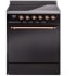 Ilve Nostalgie II Collection UPI304QNMPBKP - 30 Inch Solid Door Freestanding Induction Range in Copper Trim with 4 Elements