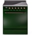 Ilve Nostalgie II Collection UPI304QNMPEGB - 30 Inch Solid Door Freestanding Induction Range in Bronze Trim with 4 Elements
