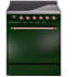 Ilve Nostalgie II Collection UPI304QNMPEGP - 30 Inch Solid Door Freestanding Induction Range in Copper Trim with 4 Elements