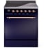 Ilve Nostalgie II Collection UPI304QNMPMBP - 30 Inch Solid Door Freestanding Induction Range in Copper Trim with 4 Elements