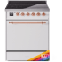Ilve Nostalgie II Collection UPI304QNMPRAP - 30 Inch Solid Door Freestanding Induction Range in Copper Trim with 4 Elements