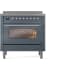 Ilve Nostalgie II Collection UPI366NMPBGC - 36 Inch Freestanding Electric Induction Range