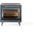 Ilve Nostalgie II Collection UPI366NMPBGC - 36 Inch Freestanding Electric Induction Range