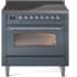 Ilve Nostalgie II Collection UPI366NMPBGC - 36 Inch Freestanding Electric Induction Range