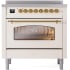 Ilve Nostalgie II Collection UPI366NMPAWG - 36 Inch Freestanding Electric Induction Range in Front View