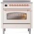 Ilve Nostalgie II Collection UPI366NMPAWP - 36 Inch Freestanding Electric Induction Range in Front View