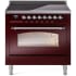 Ilve Nostalgie II Collection UPI366NMPBUC - 36 Inch Freestanding Electric Induction Range in Front View