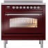 Ilve Nostalgie II Collection UPI366NMPBUC - 36 Inch Freestanding Electric Induction Range in Front View