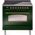 Ilve Nostalgie II Collection UPI366NMPEGG - 36 Inch Freestanding Electric Induction Range in Front View