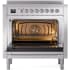 Ilve Nostalgie II Collection UPI366NMPSSC - 36 Inch Freestanding Electric Induction Range in Opened View