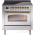 Ilve Nostalgie II Collection UPI366NMPSSG - 36 Inch Freestanding Induction Range
