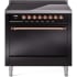 Ilve Nostalgie II Collection UPI366QNMPBKP - 36 Inch Solid Door Freestanding Induction Range in Copper Trim with 6 Elements