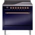 Ilve Nostalgie II Collection UPI366QNMPMBP - 36 Inch Solid Door Freestanding Induction Range in Copper Trim with 6 Elements