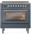 Ilve Professional Plus II UPI366WMPBG - 36 Inch Freestanding Induction Range