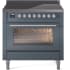 Ilve Professional Plus II UPI366WMPBG - 36 Inch Freestanding Induction Range