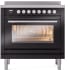 Ilve Professional Plus II UPI366WMPBK - 36 Inch Freestanding Induction Range
