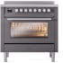 Ilve Professional Plus II UPI366WMPMG - 36 Inch Freestanding Induction Range
