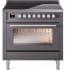 Ilve Professional Plus II UPI366WMPMG - 36 Inch Freestanding Induction Range