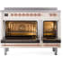 Ilve Nostalgie II Collection UPI486NMPAWP - 48 Inch Freestanding Electric Induction Range in Opened View