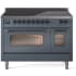 Ilve Nostalgie II Collection UPI486NMPBGB - 48 Inch Freestanding Induction Range in Front View