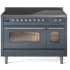 Ilve Nostalgie II Collection UPI486NMPBGC - 48 Inch Freestanding Induction Range in Front View