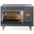 Ilve Nostalgie II Collection UPI486NMPBGG - 48 Inch Freestanding Electric Induction Range
