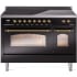 Ilve Nostalgie II Collection UPI486NMPBKG - 48 Inch Freestanding Electric Induction Range in Front View