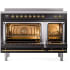 Ilve Nostalgie II Collection UPI486NMPBKG - 48 Inch Freestanding Electric Induction Range in Opened View