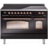 Ilve Nostalgie II Collection UPI486NMPBKP - 48 Inch Freestanding Electric Induction Range in Front View