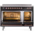 Ilve Nostalgie II Collection UPI486NMPBKP - 48 Inch Freestanding Electric Induction Range in Opened View