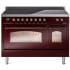 Ilve Nostalgie II Collection UPI486NMPBUB - 48 Inch Freestanding Electric Induction Range in Front View