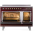 Ilve Nostalgie II Collection UPI486NMPBUB - 48 Inch Freestanding Electric Induction Range in Opened View