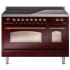 Ilve Nostalgie II Collection UPI486NMPBUG - 48 Inch Freestanding Electric Induction Range in Front View