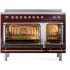 Ilve Nostalgie II Collection UPI486NMPBUP - 48 Inch Freestanding Electric Induction Range in Opened View